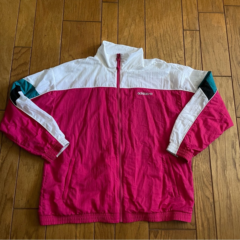Retro 90s Adidas Tech Windbreaker